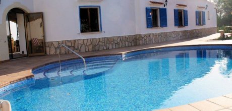 DE 815 Exklusives Ferienhaus für 8 Personen mit privatem Pool uund Meerblick in Dénia an der Costa Blanca