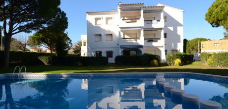 PP 124/6 Appartement moderne pour 6 personnes avec piscine et vue mer près de Playa de Pals sur la Costa Brava