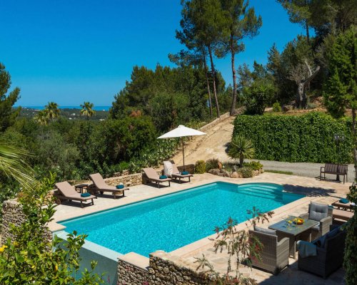 Ferienhaus auf Ibiza privater Pool