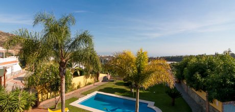 NR 821 Holiday villa for 8 persons with a private pool and sea views near Nerja on the Costa del Sol