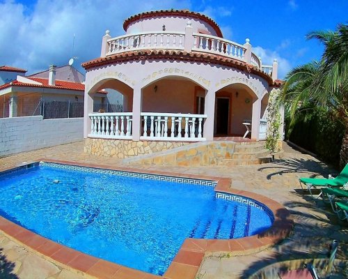 Miami Playa Ferienvilla privater Pool Costa Dorada