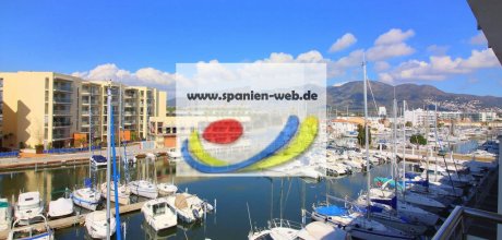RS 125/2 Ferienwohnung für 4 Personen mit Schwimmbad am Yachthafen von Santa Margarita in Rosas an der Costa Brava