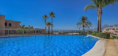 AL 181 Appartement moderne pour 8 personnes avec piscine commune et vue sur la mer près d'Altea sur la Costa Blanca