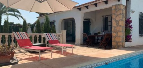 AB 610 Ferienvilla für 6 Personen in Strandnähe mit privatem Pool und Meerblick bei l'Albir an der Costa Blanca