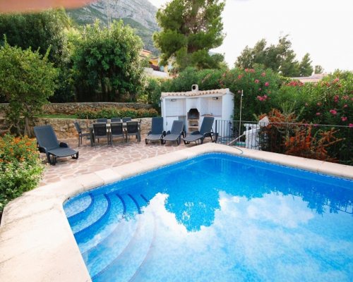 Costa Blanca Ferienhaus Denia privater Pool mieten