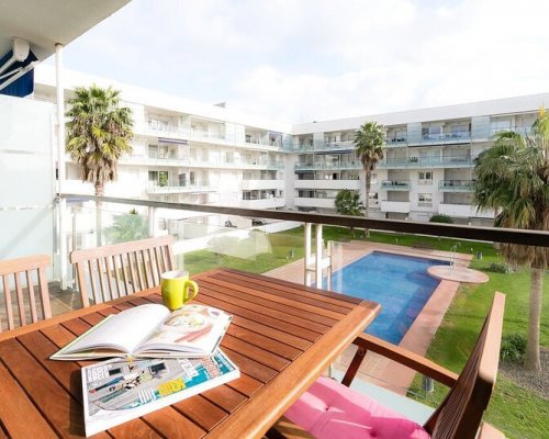 Appartement mit Swimmingpool - Roses Santa Margarida mieten