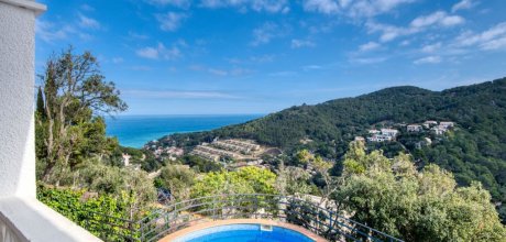 PP 608 Villa moderne pour 6 personnes piscine privée et vue sur la mer Playa de Pals Costa Brava