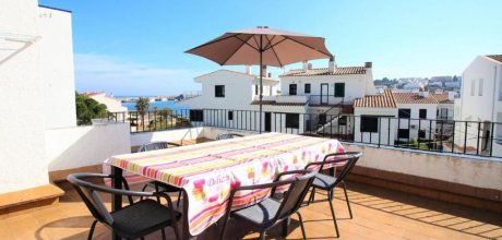 LA 117/1 Strandnahe Penthouse - Ferienwohnung für 5 Personen mit Meerblick in Llançà an der Costa Brava