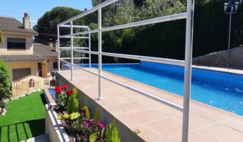 LL 814 Modernes Ferienhaus für 8 Person mit privatem Pool und Meerblick bei Lloret de Mar - Costa Brava