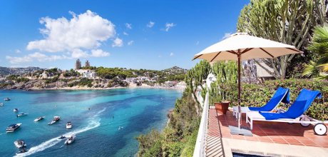 MO 435 Exklusive Ferienvilla für 4 Personen mit privatem Pool und Meerblick in Moraira an der Costa Blanca