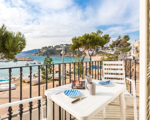 Ferienwohnung mieten 1. Strandreihe - Llafranc - Costa Brava - Spanien