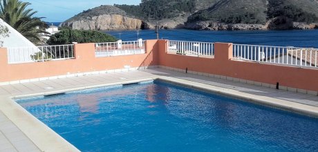 EC 120/2 Ferienwohnung für 4 Personen mit Schwimmbad und Meerblick in l`Escala an der Costa Brava