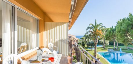 PA 120/6 Ferienwohnung für 4 Personen mit Schwimmbad in Calella de Palafrugell an der Costa Brava