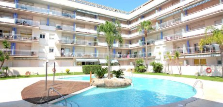 RS 116/1 Ferienwohnung für 2/4 Personen mit Schwimmbad in Rosas an der Costa Brava