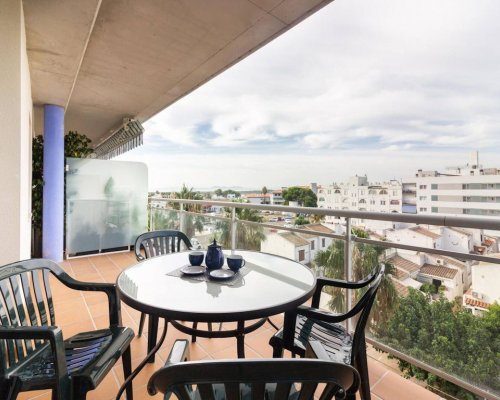 Moderne Penthouse Ferienwohnung Santa Margarita Roses Costa Brava